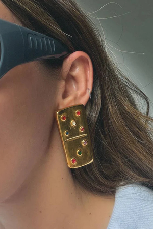 Aretes Dominó Medium
