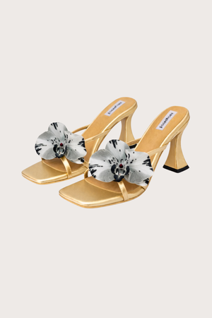 Garden Series in Gold Satin
