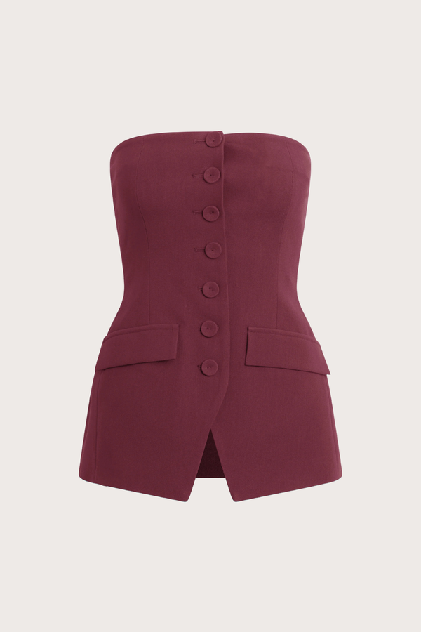 The Dream Phoebe Bustier in Vino