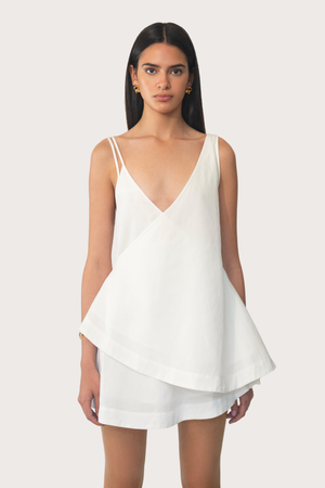 Pelosa Dress in White