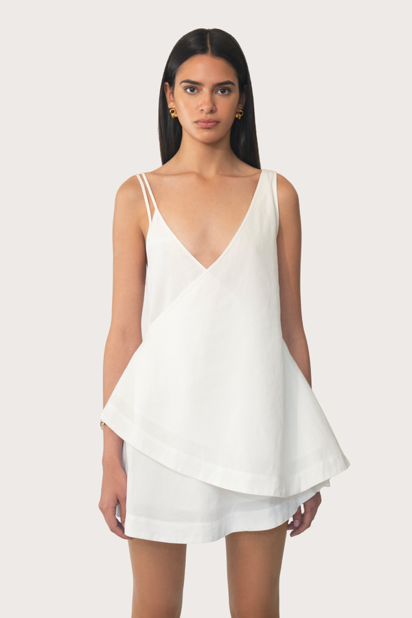Pelosa Dress in White