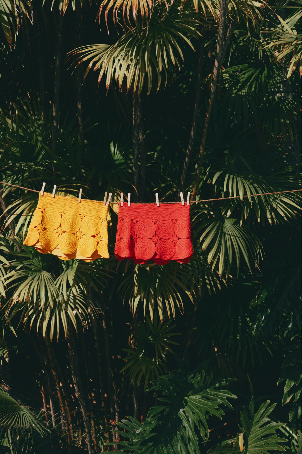 Beep Beep Mini Skirt in Sherbet Orange