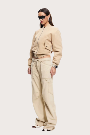 Worker Bomber in Light Tan