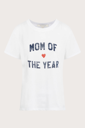 The Mom of The Year Tee in White