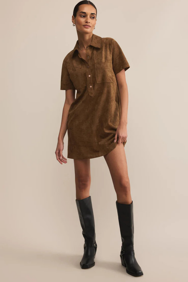 Authenthic Suede Mini Dress