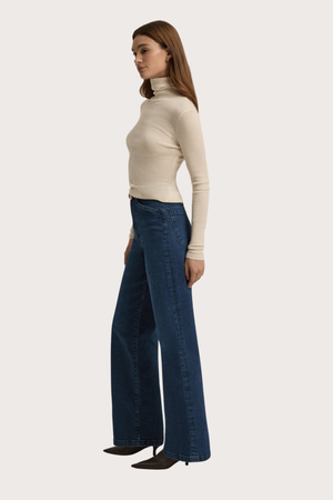 The Mischa Super High Rise Wide Leg in Columbia