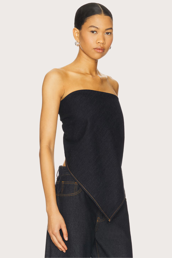 The New York Bandana Top in Indigo
