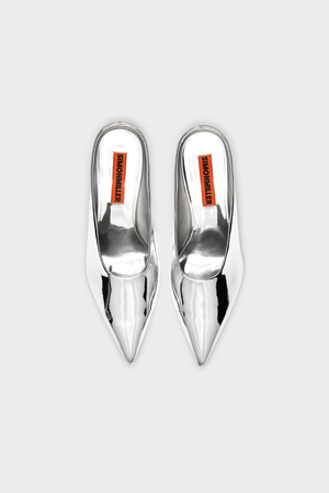 Pointed Gala Wedge - Silver