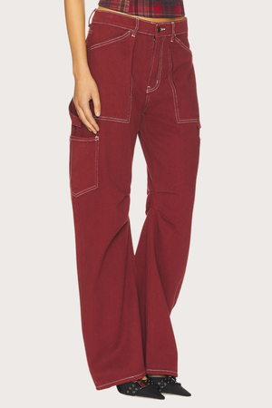 Miami Vice Pant in Cherry