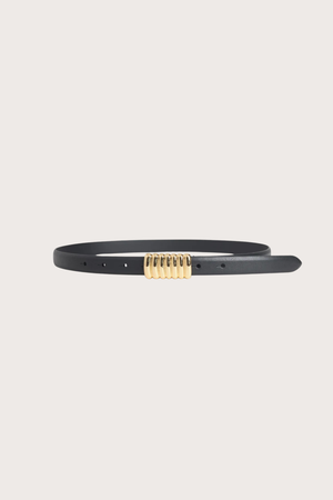 The Vintage Belt in Black Polished Gold