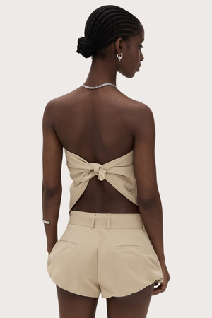 The New York Bandana Top in Camel