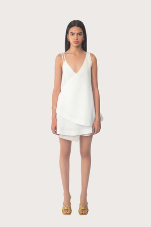 Pelosa Dress in White