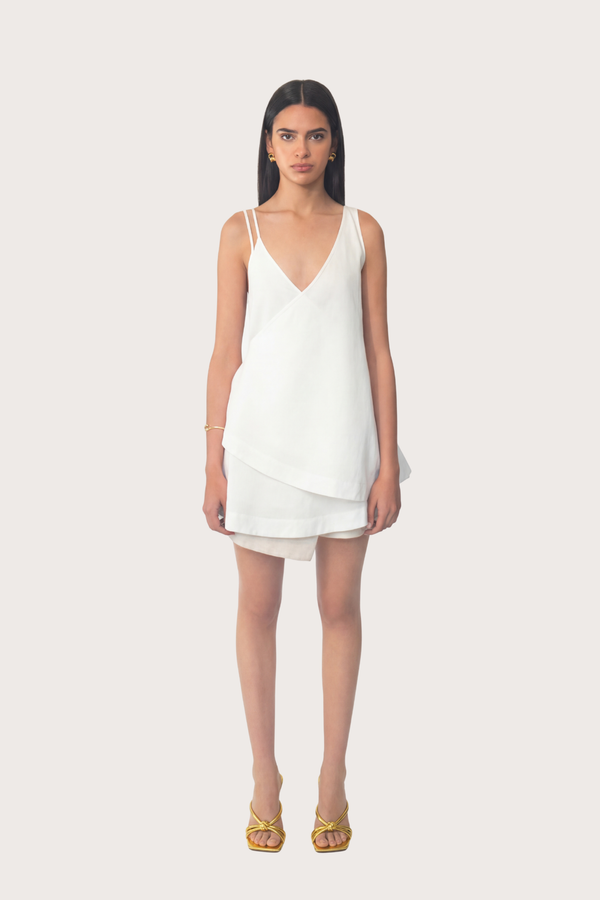 Pelosa Dress in White