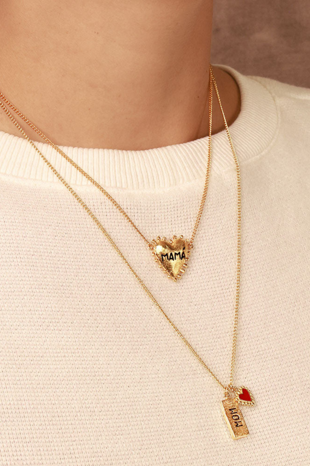 Cadena I Heart You Mama