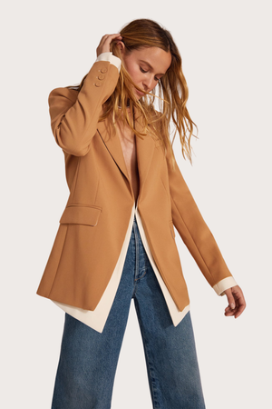 The Kelly Blazer Tan