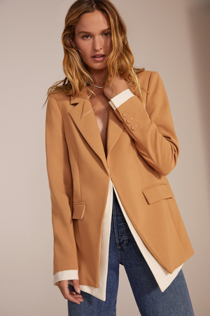 The Kelly Blazer Tan