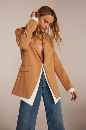 The Kelly Blazer Tan