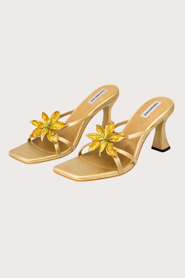 Garden Series in Gold Satin