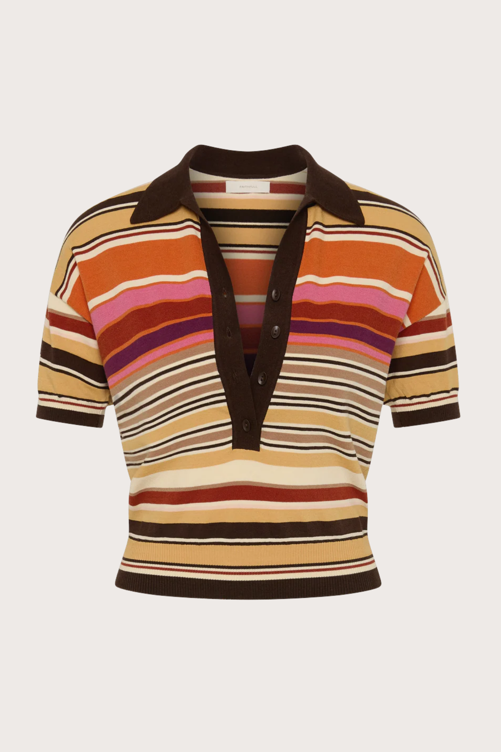 Sable Polo Shirt in Murano Amber