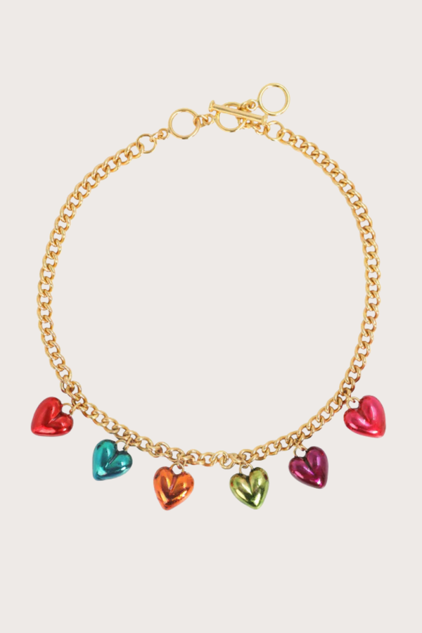 Choker Steel Hearts