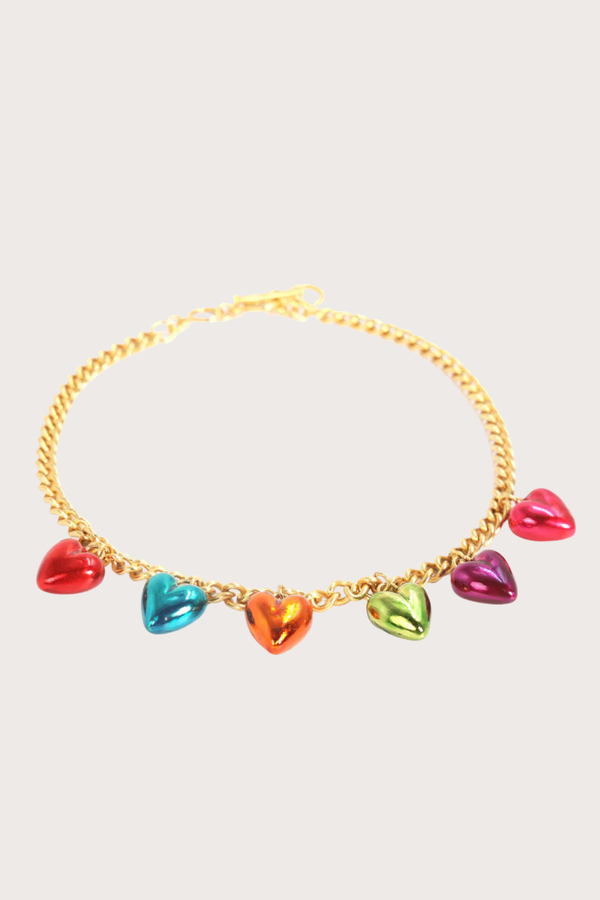 Choker Steel Hearts