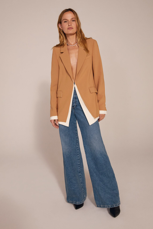 The Kelly Blazer Tan