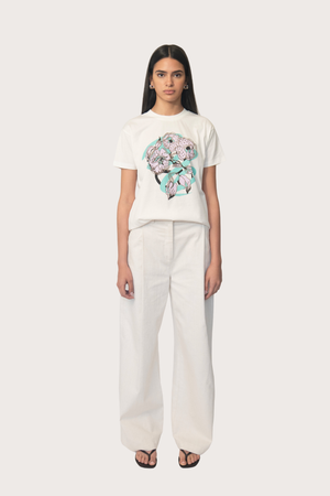 Pelosa Tee in Green Lilac