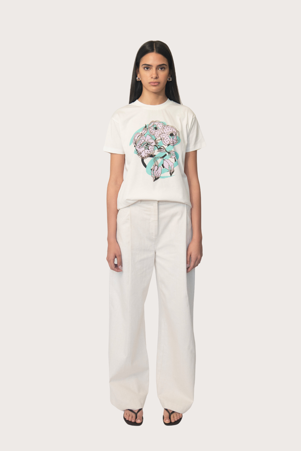 Pelosa Tee in Green Lilac