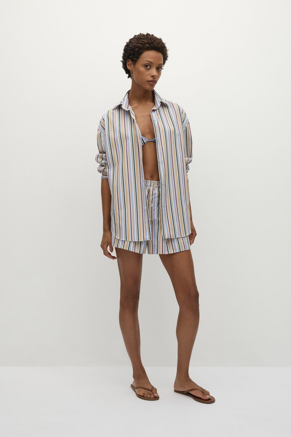 En Vau Oversized Shirt - Sifnos Stripe