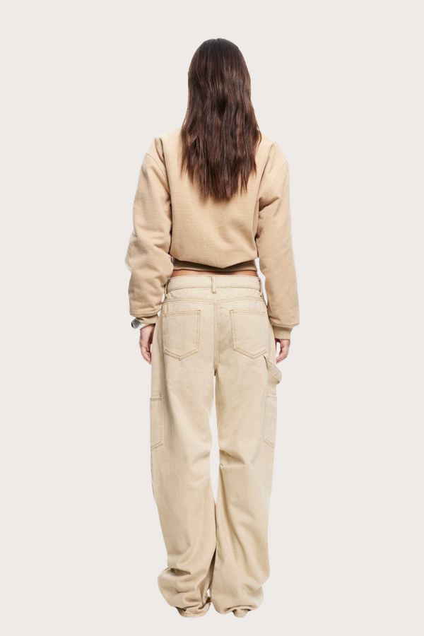 Miami Vice Pant in Wash Ecru