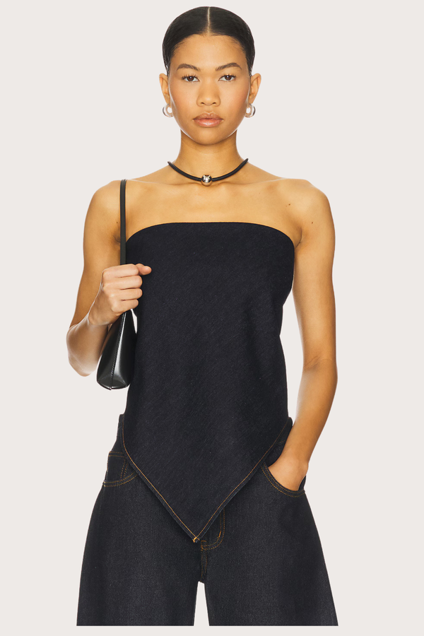 The New York Bandana Top in Indigo