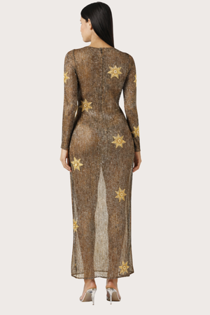 After Sun Mesh Woven Dress