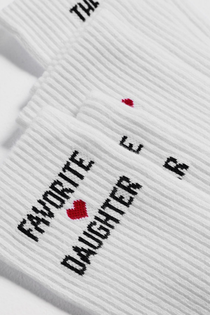 The Favorite Daughter Heart Sock Set