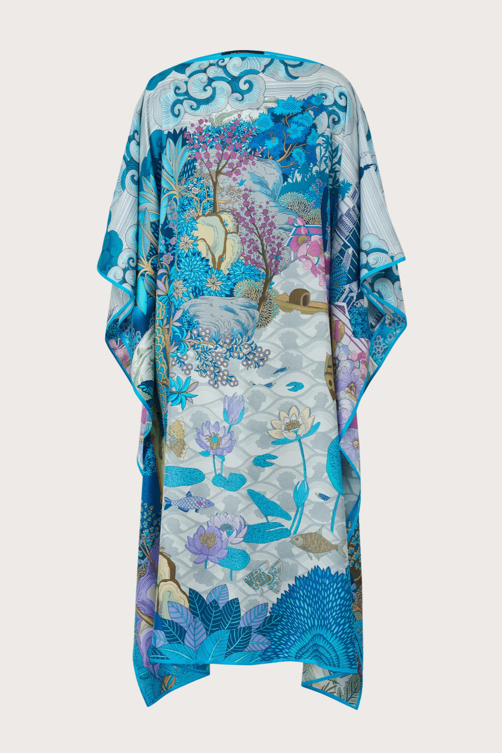Siam Iconic River Kaftan in Blue