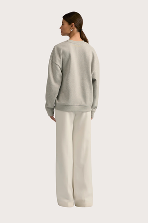 Sports Mom Sweatshirt Grey