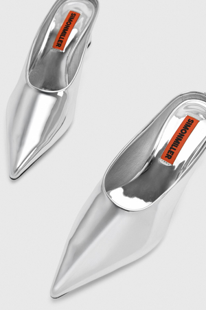 Pointed Gala Wedge - Silver