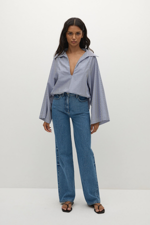 Gaia Top - Vintage Navy