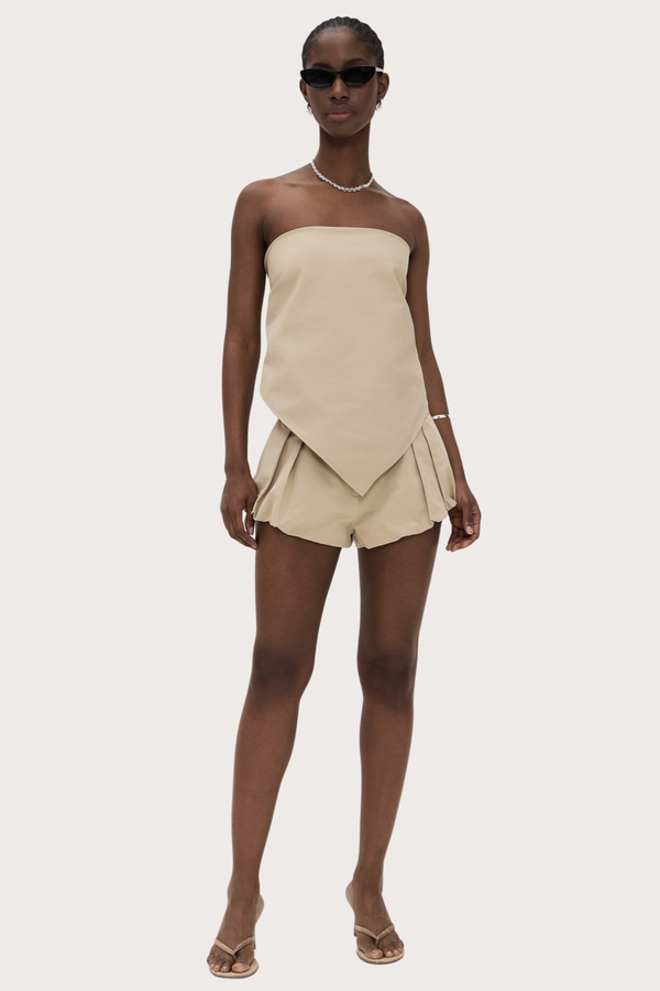 The New York Bandana Top in Camel