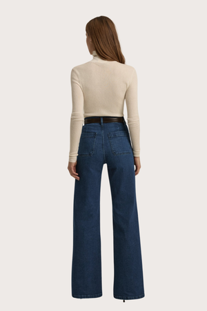The Mischa Super High Rise Wide Leg in Columbia