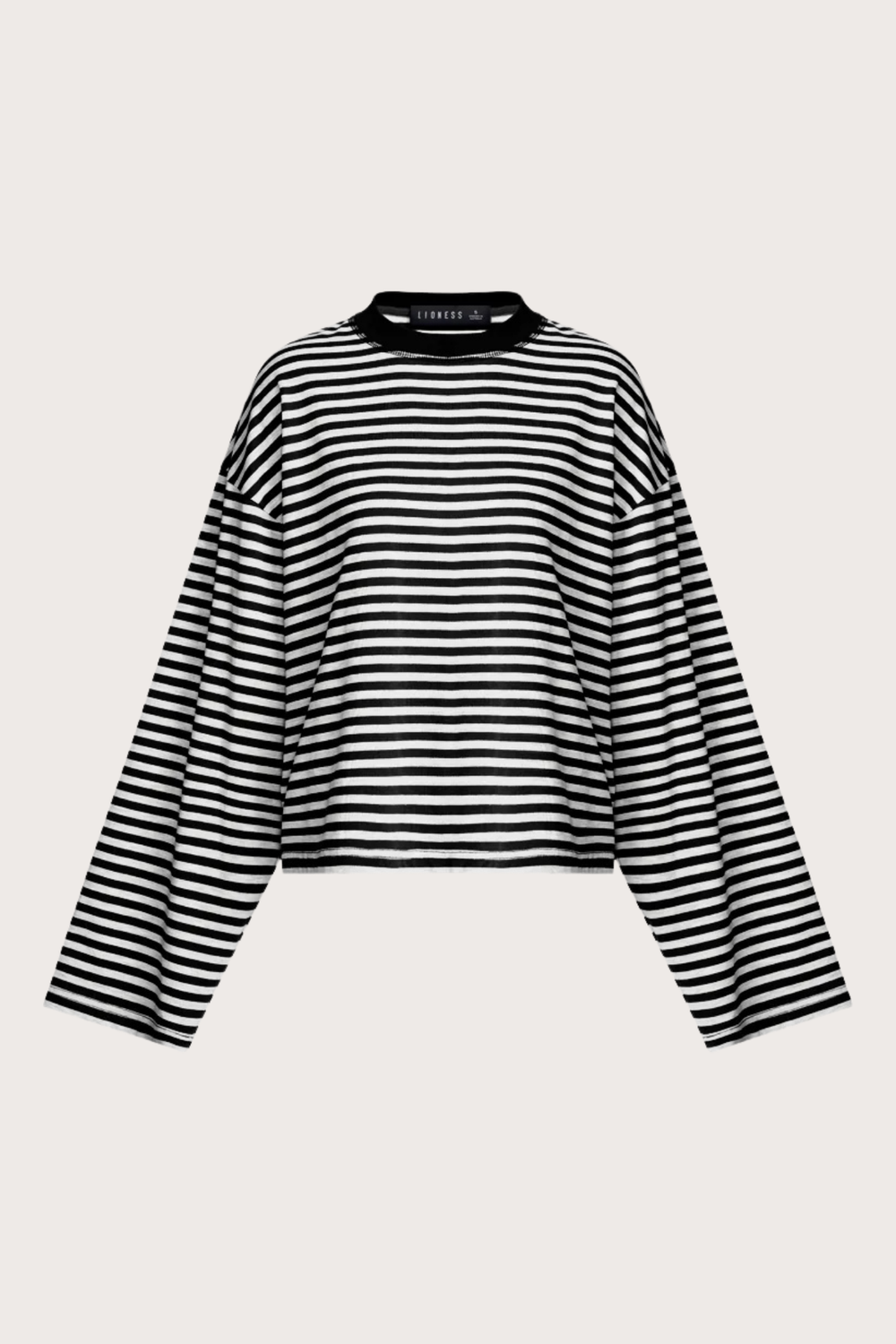 Bloom Long Sleeve in Onyx Stripe