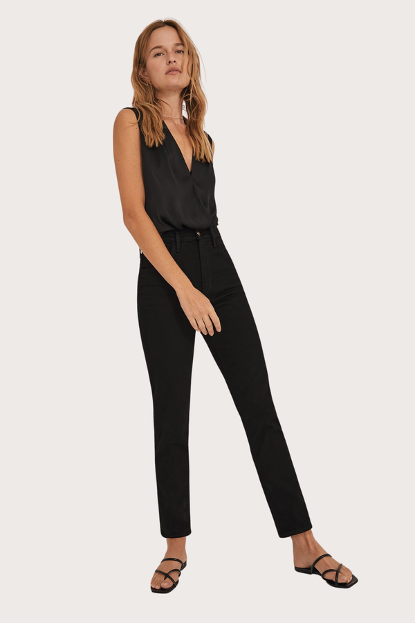 The Sleeveless Date Blouse Black