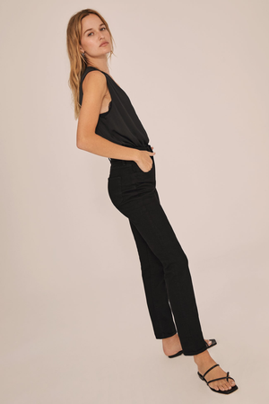 The Sleeveless Date Blouse Black