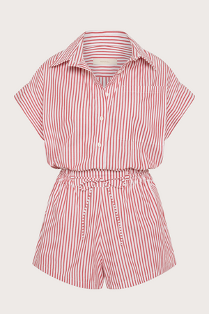 Zion Playsuit - Riviera Stripe