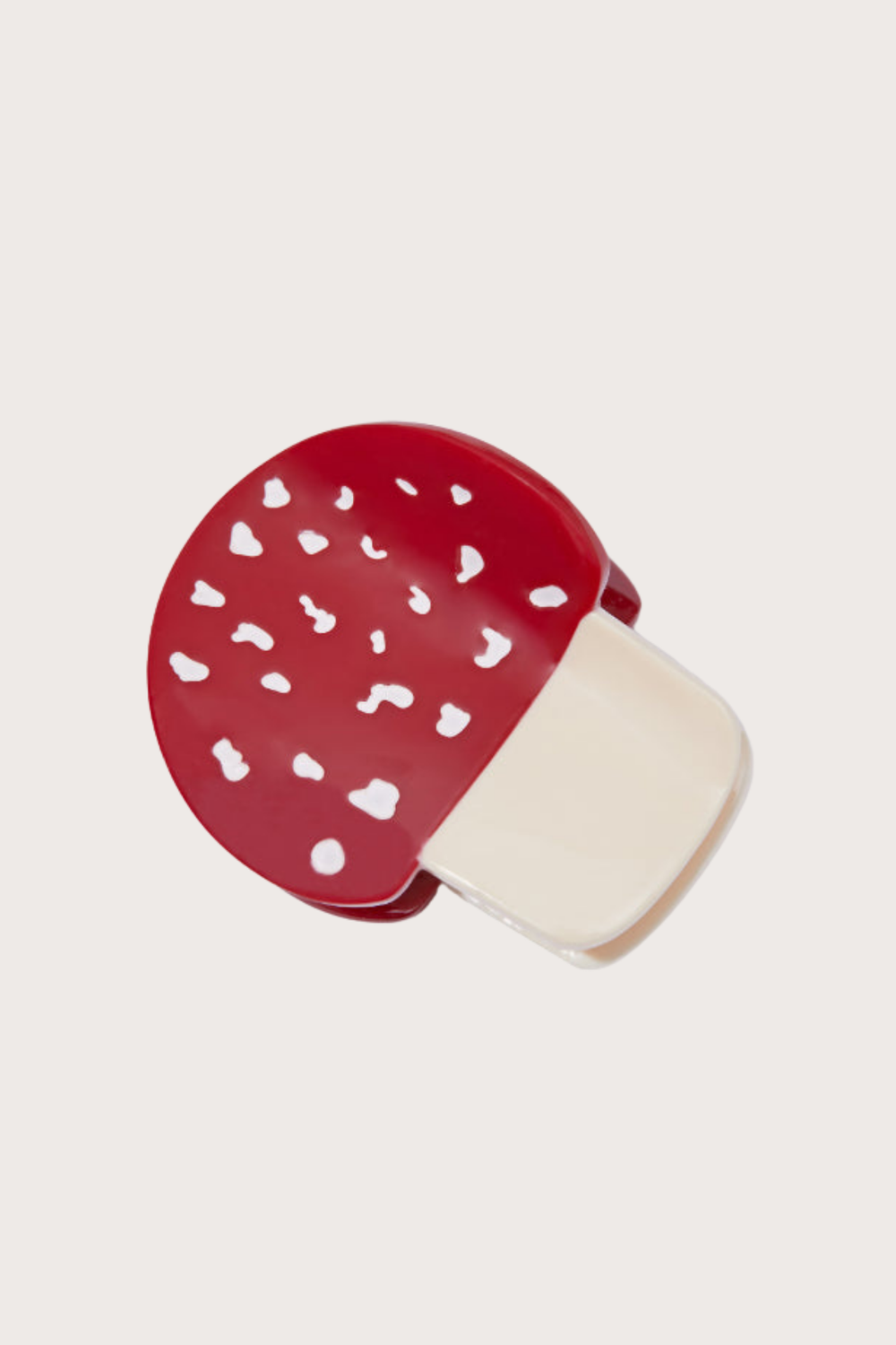 Mushroom Round Hair Claw