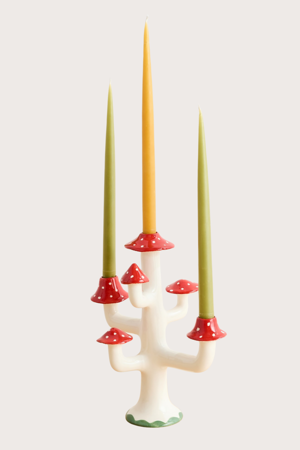 Mushroom Candleholder