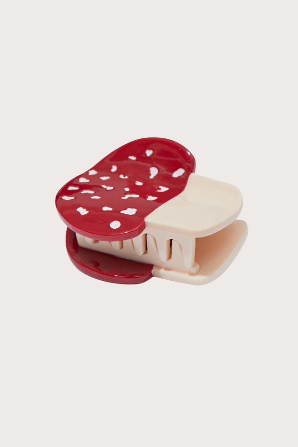 Mushroom Round Hair Claw