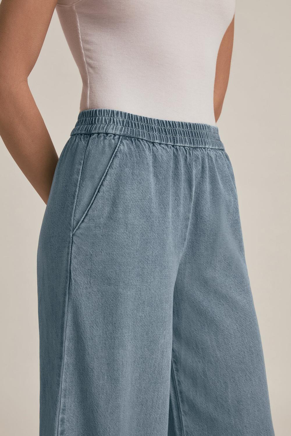 The Malibu Wide Leg Pant in Coronado