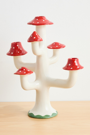 Mushroom Candleholder