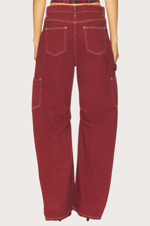 Miami Vice Pant in Cherry
