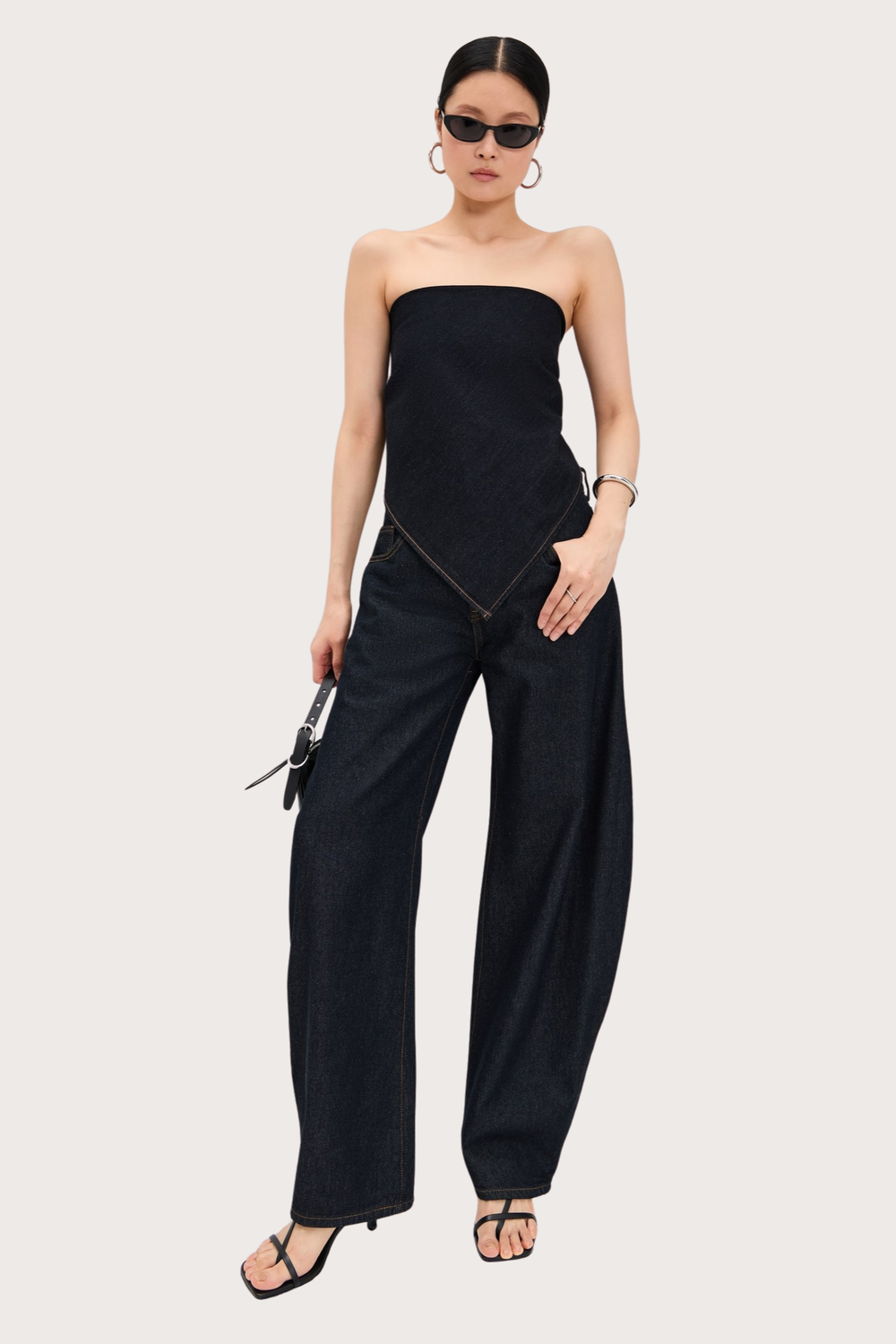 The New York Bandana Top in Indigo